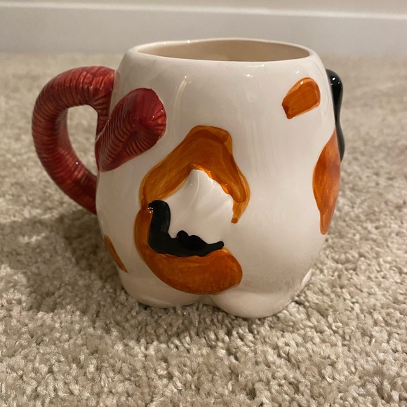 Carnation coffee mugs: set of 2 - dog and tool belt - Picture 2 of 5